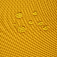 Tissu Oxford en nylon PA66 double couche 2520D, enduit de PU jaune, haute résistance à l'abrasion, résistant à l'eau, pour sacs tactiques et équipements de plein air