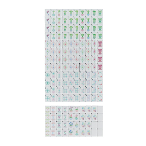 Fichas de Mahjong de Acrílico Azul Personalizadas, 160 Cartas, Estilo Americano, Juego para Adultos, Regalo - Product Image 3