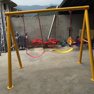 LONGLY <span class=keywords><strong>2022</strong></span> double balançoires métalliques accessoires balançoire de patio extérieur - Product Image 4