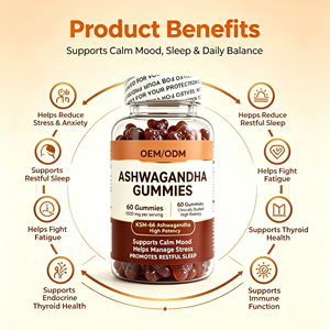 Gomitas de Ashwagandha para el Equilibrio Hormonal, Bienestar Reproductivo, Estilo de Vida Activo y Nutrición Diaria para Mujeres, Hombres, Adultos, Adolescentes y Personas Mayores - Product Image 6