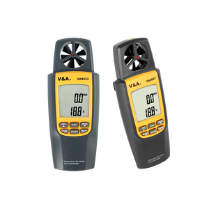 Va8022 kỹ thuật số máy đo gió xử lý gió <span class=keywords><strong>Speed</strong></span> Meter để đo nhiệt độ cánh gió khối lượng lưu lượng không khí với đèn nền Max/ Min - Product Image 5
