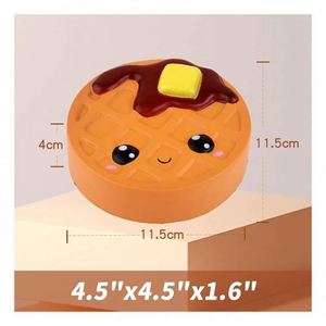 Juguete Sensorial Antiestrés de Piña Blandita, Set de Frutas Tropicales de Silicona y PVC para Decoración de Escritorio de Oficina, Juguetes para Apretar - Product Image 4