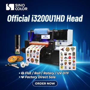 เครื่องพิมพ์ SinoColor Equip I3200 U1HD หัวพิมพ์ 3 in 1 ขนาด A3 A2 A1 แบบ UV DTF Flatbed สำหรับพิมพ์วานิช ป้าย สติ๊กเกอร์ เคสมือถือ เครื่องพิมพ์ UV - Product Image 1