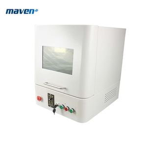 Pas cher <span class=keywords><strong>Prix</strong></span> Motorisé Mini Métal Gravure 30W Laser Machine De Marquage Portative Fiber avec Enceinte - Product Image 6
