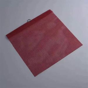 Bandera de seguridad de malla para camión, tamaño personalizado 18*18 pulgadas, color naranja con ojales - Product Image 4