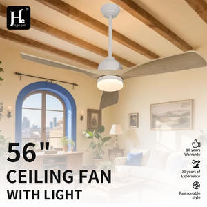 Ventilador de Techo LED Moderno de 52 Pulgadas con Luz, 3 Aspas, 6 Velocidades, Motor de CC, Control Remoto para Comedores y Salas de Estar - Product Image 4