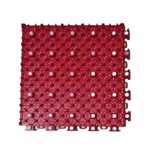 מגרש כדורסל חצר חצר אחורית 20 x25 מטר צבע שונים מתכווננת פלסטיק רצפת אריחים מותאמים אישית הגנה סביבתית - Product Image 4