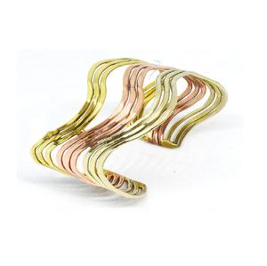 25 December Christmas Jewelry blood circulation <b>copper</b> jewelry Custom Brass Cuff Bracelet Heavy Weight Fashion Brass Jewelry - Product Image 3