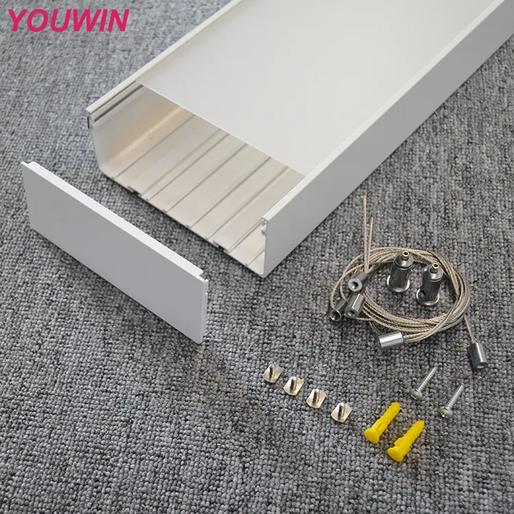 YOUWIN Wholesale Customization Good Quality 50W Supermarket led lights 4ft Industrial Trunking System Aluminum led linear light