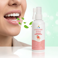 Spray buccal sans alcool à marque privée, sans sucre, rafraîchisseur d'haleine doux pour les bouches sensibles, soin buccal portable, fraîcheur menthe