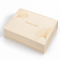 Boîte d'emballage magnétique recyclable avec logo personnalisé pour cosmétiques, sérums et crèmes pour le visage, boîtes rigides en papier pour cadeaux