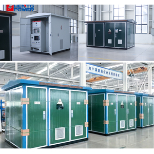 HENTG Power 35KV Subestación Trifásico Transformador compacto Subestación Planta solar Combinación Controles industriales - Product Image 3