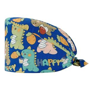 Gorros de Enfermera para Mujer, Gorros de Trabajo con Botón y Banda Absorbente de Sudor, Gorros Quirúrgicos Elásticos Ajustables para Uniforme de Dentista - Product Image 5