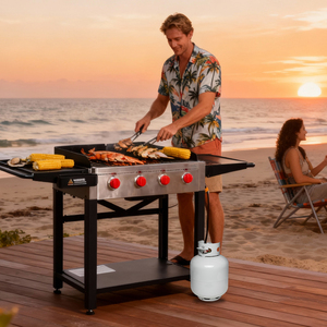 Hot Bán Ngoài Trời Xách Tay Foldabletop Vỉ Nướng Gas Vỉ Nướng Cho Ngoài Trời Barbeque - Product Image 4