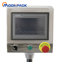 Machine d'étiquetage automatique industrielle Moonpack ARLM-160A, applicateur d'étiquettes autocollantes, machine d'étiquetage de bouteilles rondes