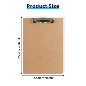 Bìa Cứng Chất Lượng Tốt Của Masonite Bệnh Viện Bìa Cứng Viết Chữ Viết Điều Dưỡng Khổ A4 Bằng Gỗ - Product Image 2