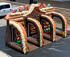 Jeu de carnaval western 3 en 1, jeu de carnaval gonflable sur le thème du western - Product Image 5