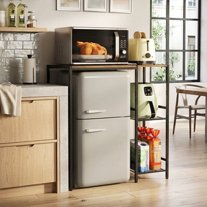 Refrigerador de Bebidas de Fábrica OEM, Mesa de Bar para Café, Mueble para Vino, Soporte para <span class=keywords><strong>Microondas</strong></span>, <span class=keywords><strong>Mini</strong></span> Refrigerador, Estantes de Almacenamiento para Cocina - Product Image 3