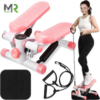 Offre Spéciale maison mini stepper machine d'exercice aérobie équipement de Fitness stepper Mini stepper d'exercice avec des bandes de résistance