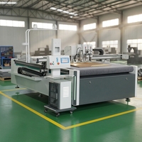 Plotter de Corte Automático CNC Digital de Cama Plana Oscilante 1070 1612 para Paneles Compuestos de Aluminio A3 A4, Cartón Corrugado, Goma EVA