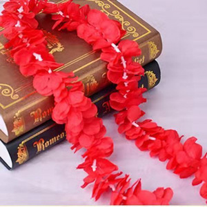 <b>Dressed</b> Artificial Flower Garlands Silk Material Wedding Ceiling Decorations 4 Colors Available - Product Image 4