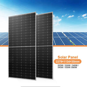 แผงโซลาร์เซลล์สีดำทั้งหมด ขนาด 2279x1134x35 มม. 580 วัตต์ โมโนคริสตัลไลน์ สำหรับใช้ในบ้านและนอกบ้าน - Product Image 1