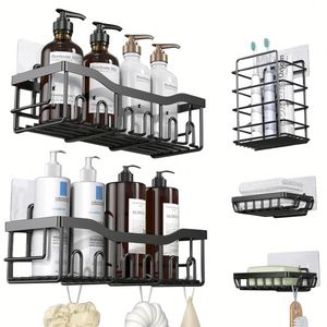 Stainless Steel Soap Holder Bathroom Accessories <b>Shower</b> Caddy Storage Rack Wall Bathroom Shelves Adhesive Bathroom Toilet Holder - Product Image 5