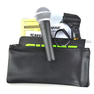 Micrófono Dinámico con Cable SM-58 de Mano para Karaoke, Amplificador de Guitarra y Kit de Batería de Precisión para <span class=keywords><strong>Tom</strong></span> y Redoblante, Instrumento, Color Negro - Product Image 1