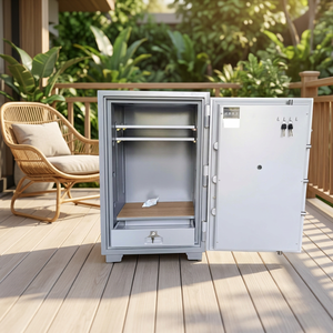 Caja Fuerte HOSHANG HS-100E con Características de Seguridad, Construcción Resistente al Agua y a Prueba de Agua, con Bloqueo de Alta Seguridad por Huella Dactilar y Contraseña - Product Image 5