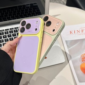 Coque de téléphone magnétique givrée Fashion Dopa Mine pour iPhone 18 17 16 15 Pro Max avec cadre d'objectif de conversion et dos color block - Product Image 5