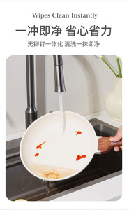 Ensemble de <span class=keywords><strong>vaisselle</strong></span> 9 pièces pour une ambiance esthétique : Marmites à soupe 24/28 cm, Poêle à frire 26 cm, Plaque à pizza 28 cm, Couvercles en silicone – Cadeau raffiné - Product Image 4