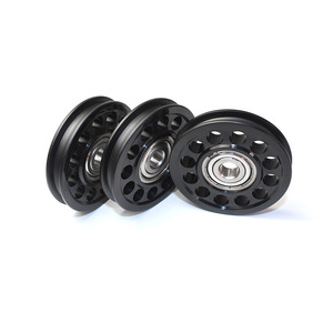 Rodillos de Plástico de Nylon 6200ZZ con Rodamientos de Acero Inoxidable y Poleas Recubiertas de Goma para Puertas Correderas, Suministro Directo de Fábrica, Venta al Por Mayor - Product Image 2
