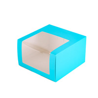 Caja de Sombrero Plegable Cuadrada de Cartón Metálico Dorado y Plateado con Logotipo Personalizado Shaher, Ventana Transparente, Impresión a Cuatro Colores y Corte Personalizado
