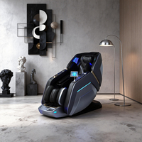 Fauteuil de massage L36 2025 à technologie de pointe, corps entier 4D, zéro gravité, portable, multi-modes, en cuir PU, appareil de physiothérapie infrarouge