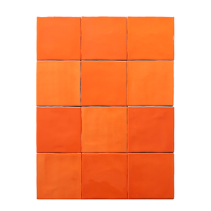 Azulejos de Pared Metálicos con Acabado Cerámico Rojo Clásico Moderno para Interiores de Apartamentos, Aislamiento Térmico, Ladrillo Refractario, Garantía de 5+ Años - Product Image 1