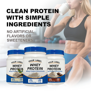 Personnalisé 20g de concentré de protéines de lactosérum nourri à l'herbe formule de renforcement musculaire poudre de gain de poids - Product Image 5