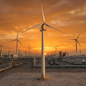 3 Aspas de FRP, 380v, Eólica Horizontal, 100kW, Baja Velocidad, 19m de Diámetro del Rotor, 30m de Altura - Product Image 6