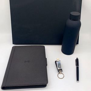 Novedad 2026: Set de Regalo Ejecutivo de Lujo para Clientes VIP - Batería Externa Inteligente de 8000 mAh, Llavero y Bolígrafo con Botella - Product Image 3