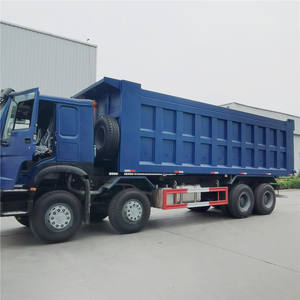 Nuevo camión volquete Howo 12 Wheeler 430HP camión volquete de basura <span class=keywords><strong>usado</strong></span> 4 <span class=keywords><strong>ejes</strong></span> camión volquete de <span class=keywords><strong>tres</strong></span> ruedas - Product Image 4