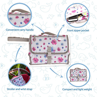Tapis à langer portable pour bébé, idéal pour la maison et les voyages, en tissu bio, très vendu