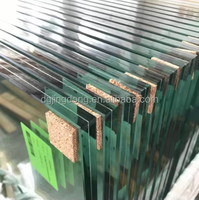 Panneaux de verre sur mesure de haute qualité, dessus de table, étagères, armoires, décoration intérieure, vente en gros de feuilles de verre transparentes