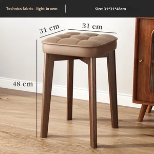 Silla de Comedor Nórdica Moderna de Acero con Tapicería de Cuero Sintético, Apilable y Duradera, Muebles para el Hogar - Product Image 5