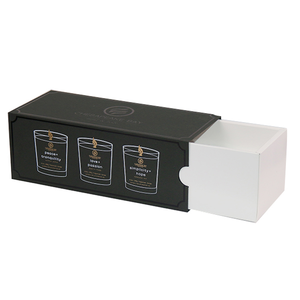 Creative Candle Gift <b>Box</b> Custom Logo Printed Candle Set Gift <b>Box</b> Paper Drawer <b>Box</b> for Candle - Product Image 5