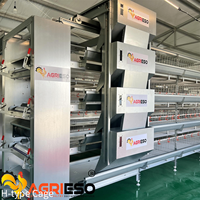 Agrieso Z275 Acier inoxydable galvanisé à chaud pour cage clé en main pour poulets de chair et poules pondeuses