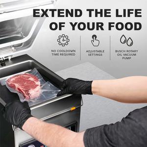 Wallepac Bk260 tek tam otomatik oda meyve et gıda vakumlama makinesi 201 paslanmaz çelik vakum sıvı sızdırmazlık makinesi - Product Image 3