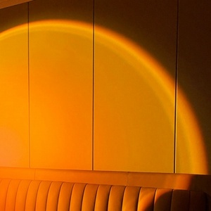 LED Smart APP RGB Color Phone App Control Sunset Lamp Rainbow Projector Light Background Wall Night Light - Product Image 1