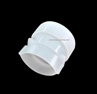 Bouchon en plastique à large ouverture de 30 mm pour sachets souples de détergent liquide, gel ou huile