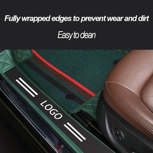 Alfombrilla de lujo personalizada de 4 piezas de cuero EVA de PVC para coche, alfombrilla universal para todo tipo de clima, antideslizante, impermeable 7D 5D, alfombrilla para suelo y pies - Product Image 3