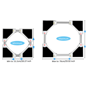 Kit de Apilamiento Ajustable para Lavadoras y Secadoras de 51-76 cm, Kit de Apilamiento de Lavandería Ajustable de 29/28/27/26/25/24 Pulgadas - Product Image 2