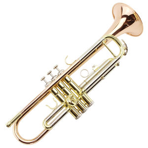 ทรัมเป็ต Bb ระดับมืออาชีพ ผลิตจากฟอสเฟอร์บรอนซ์ ดีไซน์ 3 คีย์ สำหรับผู้เริ่มต้นและนักดนตรี - Product Image 2
